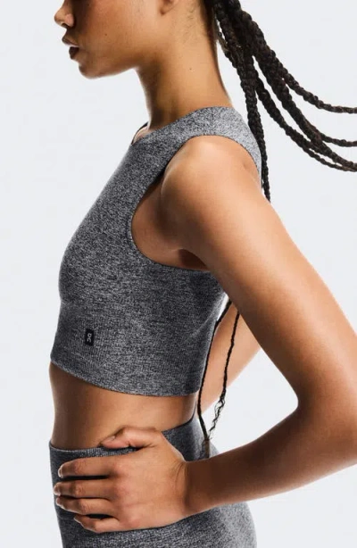 On Studio Knit Crop In Gray