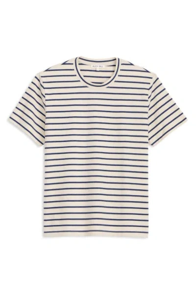 Alex Mill Standard Striped Tee In Cotton In Neutral
