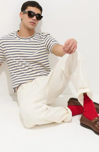 Alex Mill Standard Striped Tee In Cotton In Neutral