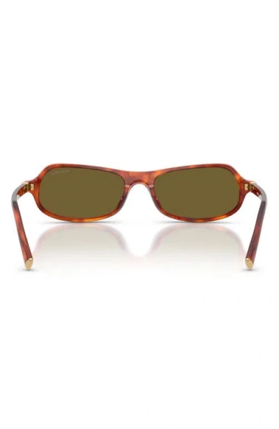 Miu Miu 0mu B10su Rectangular Tortoiseshell Sunglasses In Neutral