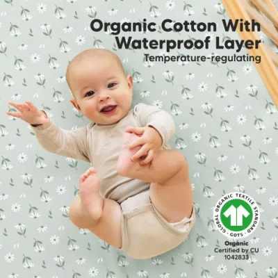 Keababies 2-pack Soothe [protect+] Waterproof Crib Sheets In Multi