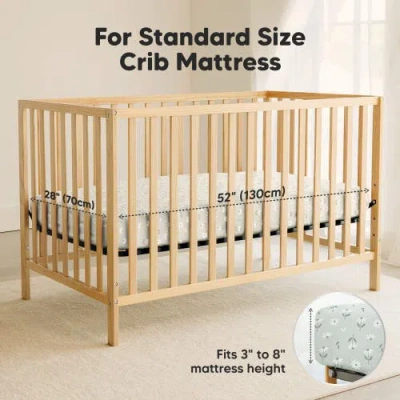Keababies 2-pack Soothe [protect+] Waterproof Crib Sheets In Multi