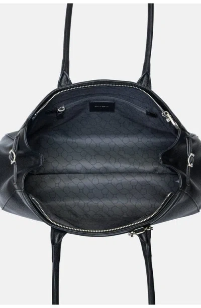 Oryany Harper Leather Shoulder Bag In Black