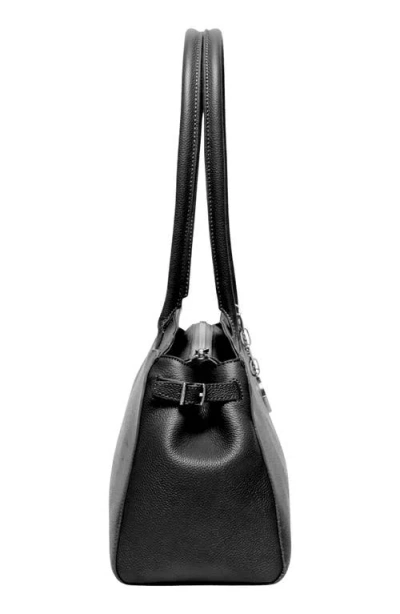 Oryany Harper Leather Shoulder Bag In Black