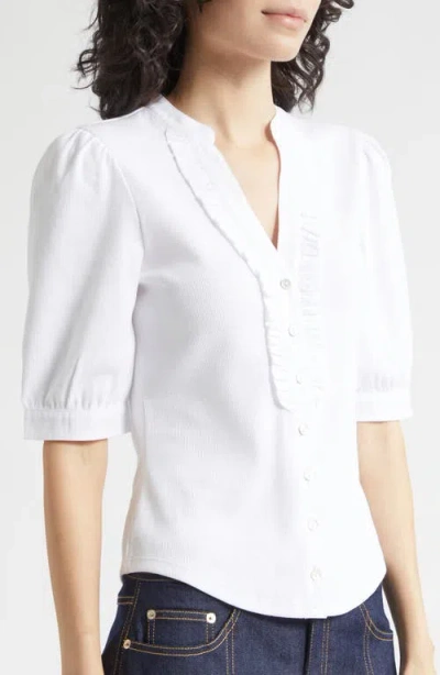 Cinq À Sept Cinq A Sept Junie Top In White