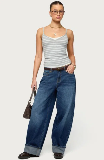 Edikted Layered Stripe Camisole In Multi