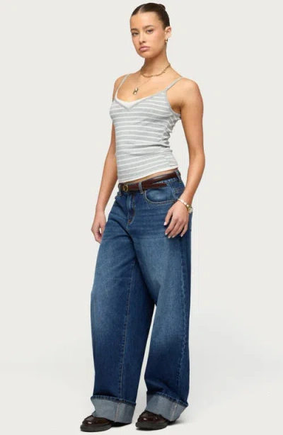 Edikted Layered Stripe Camisole In Multi