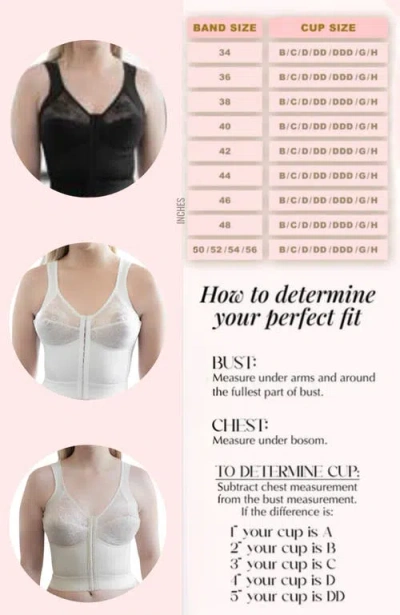 Cortland Intimates A Division Of Rago Front Closure Back Support Long ...