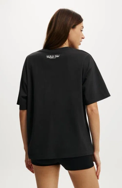 Body Active Graphic Tee In Black