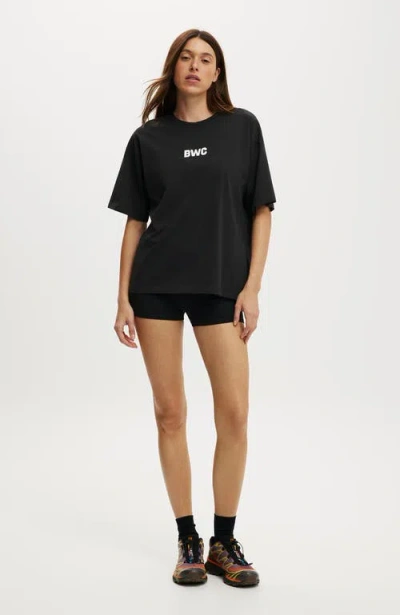 Body Active Graphic Tee In Black