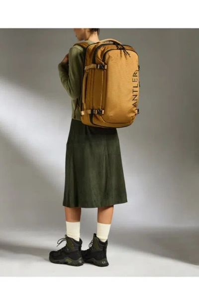 Antler Womens Mustard A Discovery Woven Backpack 45l In Gold