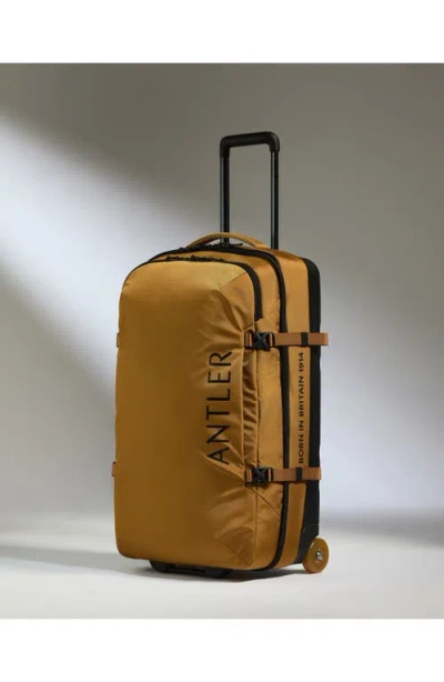 Antler Womens Mustard A Discovery Woven Backpack 45l In Gold