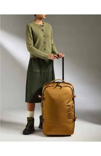 Antler Womens Mustard A Discovery Woven Backpack 45l In Gold