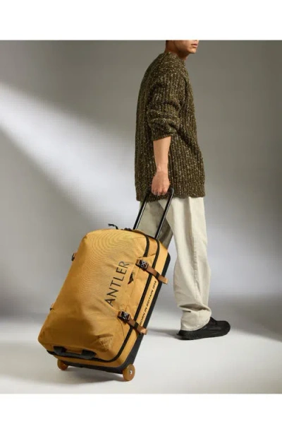 Antler Womens Mustard A Discovery Woven Backpack 45l In Gold