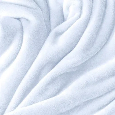 Bare Home Microplush Fleece Throw Blanket In Blue
