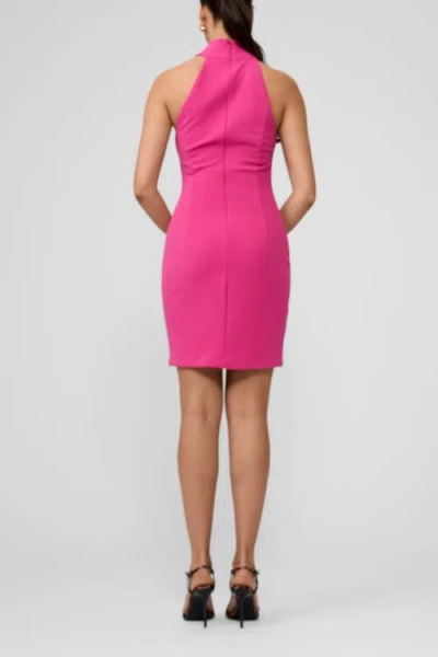 Rachel Rachel Roy Harland Crossover Halter Mini Dress In Pink | ModeSens