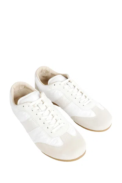 Lemaire Soft Runner Sneakers Low Profile Design In Neutral