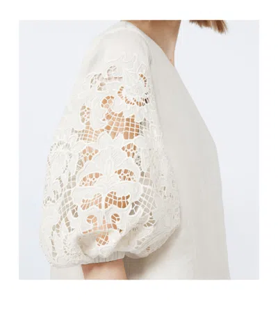 Max Mara Short Sleeve T-shirt In White