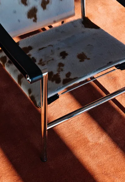 Layered Solid Wool Red Ochre Sample 20" X 20" In Brown