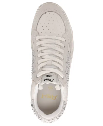 Ash Moonlight Studs Leather Sneaker In Neutral