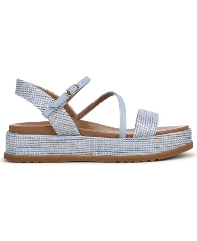Naturalizer Zayda Platform Sandal In Blue