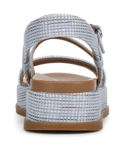 Naturalizer Zayda Platform Sandal In Blue