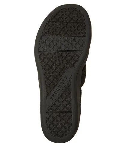 Skechers Parallel Lite Dreammaker Wedge Sandal In Black