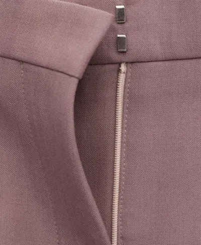 Mango Women's Wool Suit Pants In Pattern