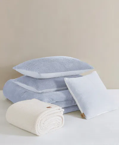 Ugg Brody Reversible 5-pc. Comforter Set, Full/queen In White