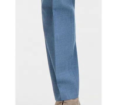 Ted Baker Ted By  Men's Modern-fit Solid Suit Separate Pants In Blue