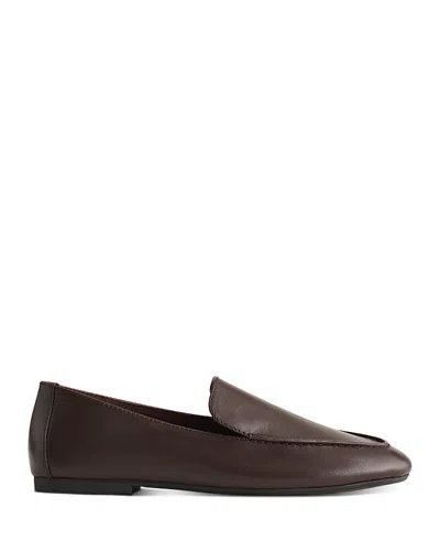 Madewell Dolli Glove Loafers Dark Carob In Brown