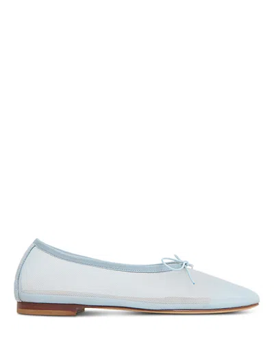 Mansur Gavriel Dream Mesh Ballerina Flat In Blue
