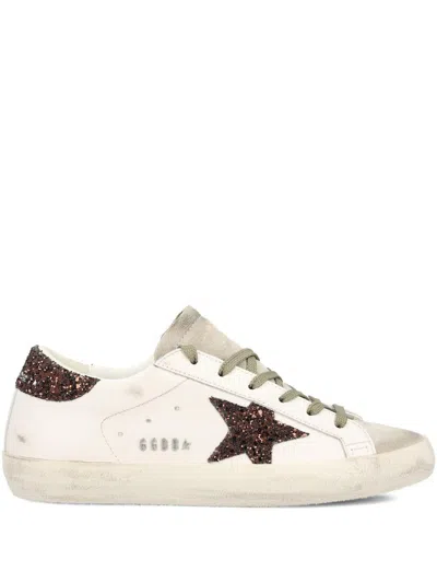 Golden Goose Deluxe Brand Women Super Star Leather Sneakers In Neutral