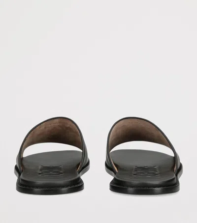 Loewe Flex Anagram Slide Sandals For Men In Black