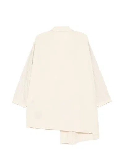 Y's Broad Big Jacket In Neutral