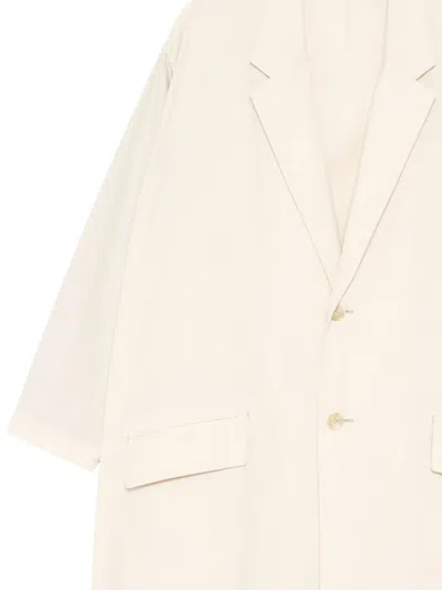 Y's Broad Big Jacket In Neutral