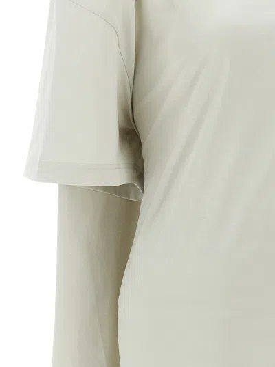 Balenciaga Cotton Jersey Semi Fitted Short Dress In Brown