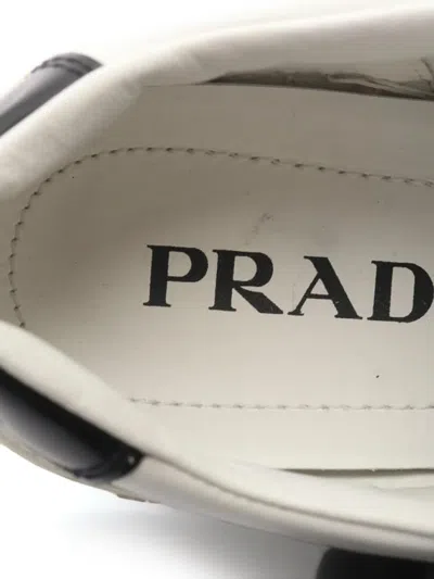 Pre-owned Prada 2000s Downtown Sneakers In White