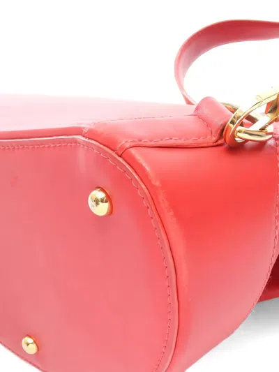 Pre-owned Loewe 2000s Anton Single-strap Backpack In Red