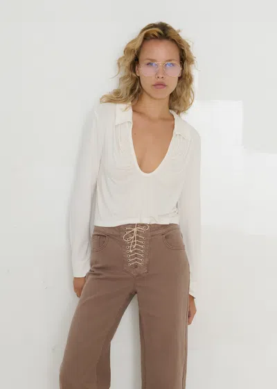 Tt Studios Gab Top White In White