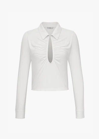 Tt Studios Gab Top White In White