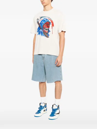 Melt Graphic-print T-shirt In White