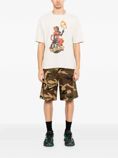 Melt Graphic-print T-shirt In Neutral