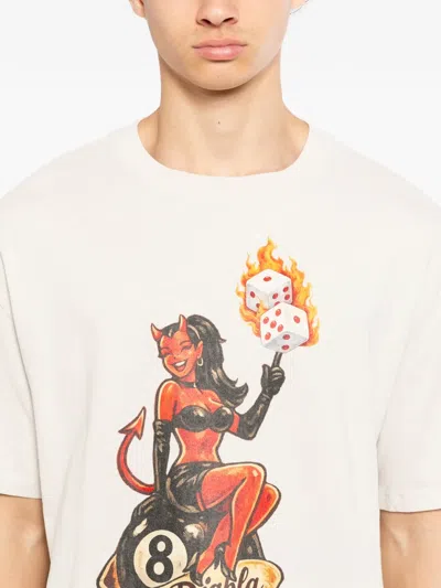 Melt Graphic-print T-shirt In Neutral