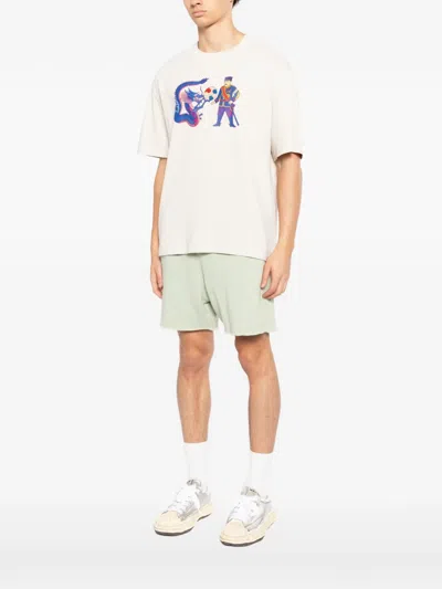Melt Graphic-print T-shirt In White
