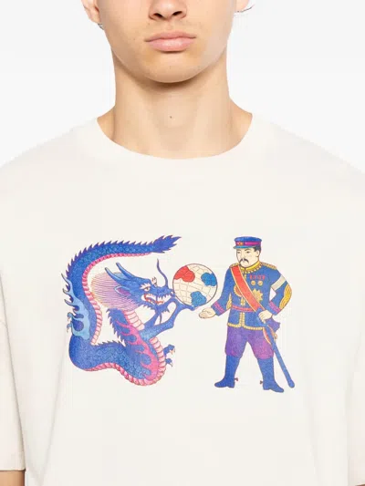 Melt Graphic-print T-shirt In White