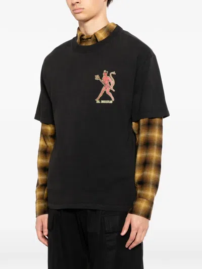 Melt Devil-print T-shirt In Black