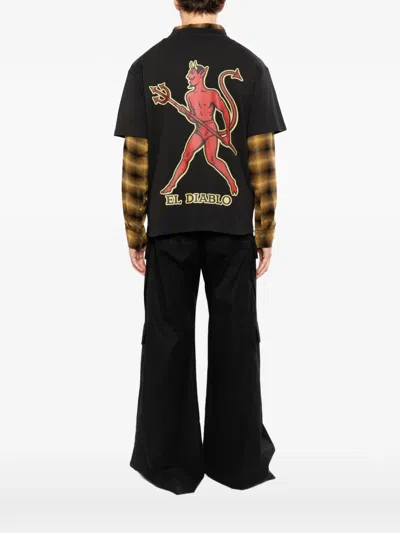 Melt Devil-print T-shirt In Black