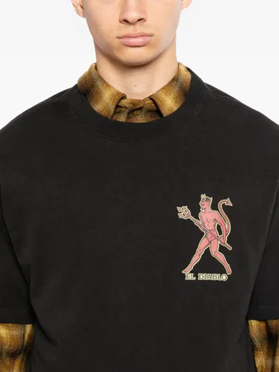 Melt Devil-print T-shirt In Black
