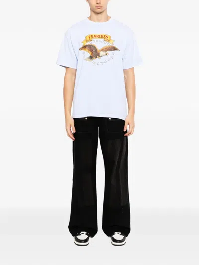 Melt Eagle-print T-shirt In Blue